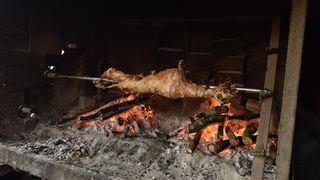 janje na ražnju