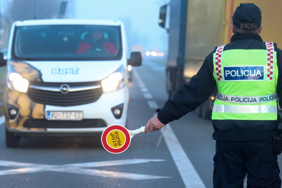 Provjera propusnica na Klisi