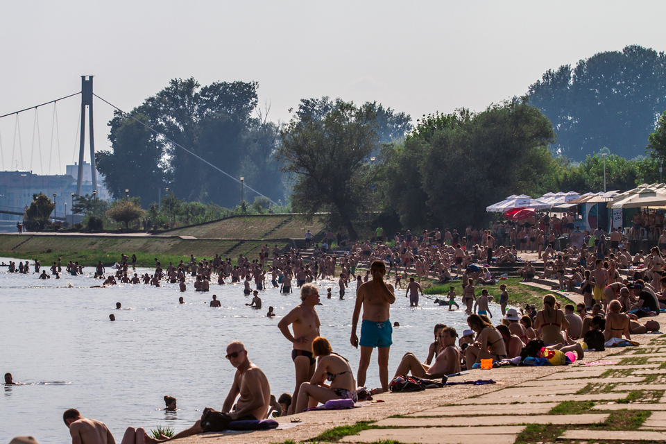 Kupanje na Dravi