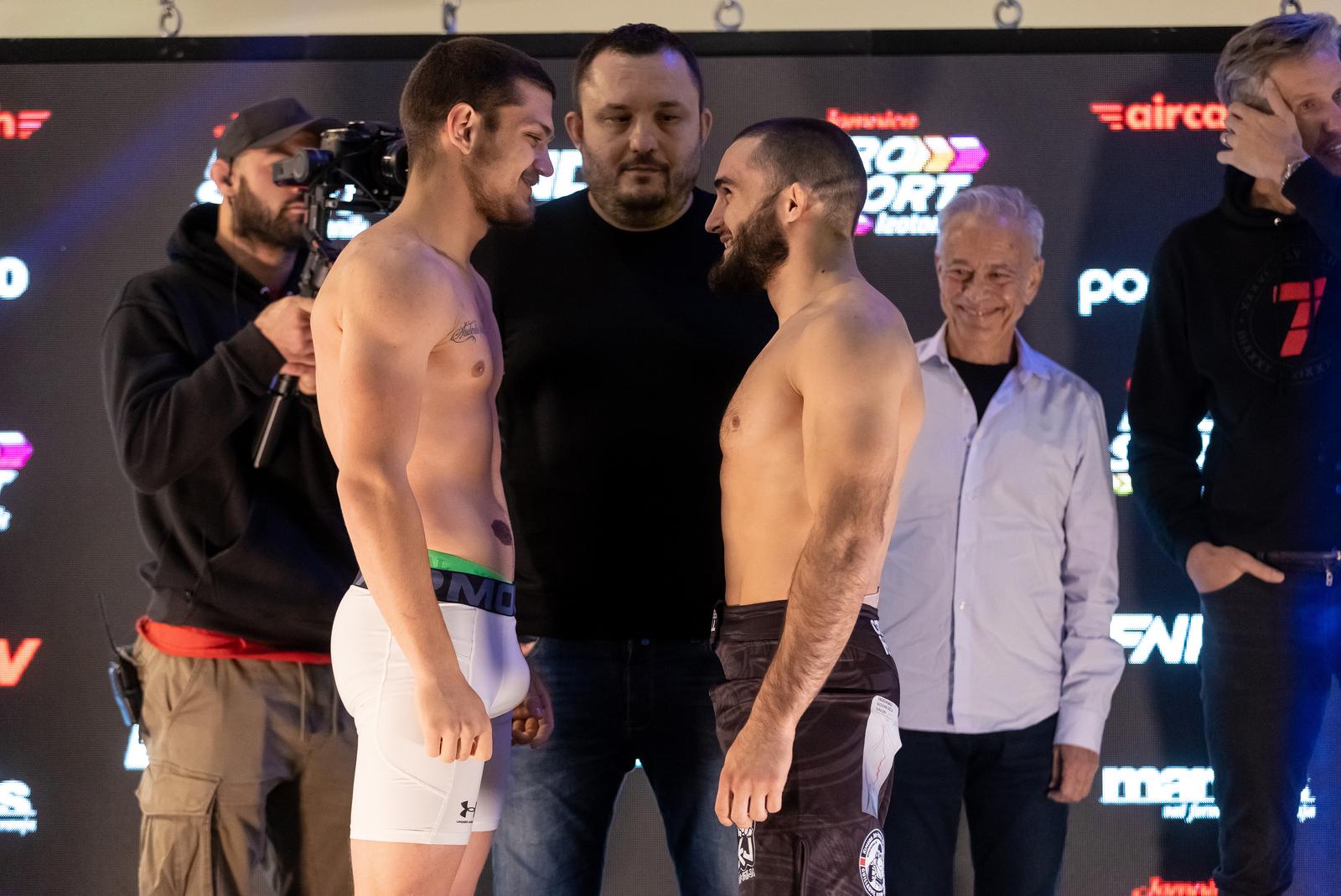 Službeno vaganje boraca za Armagedon finale i FNC 4