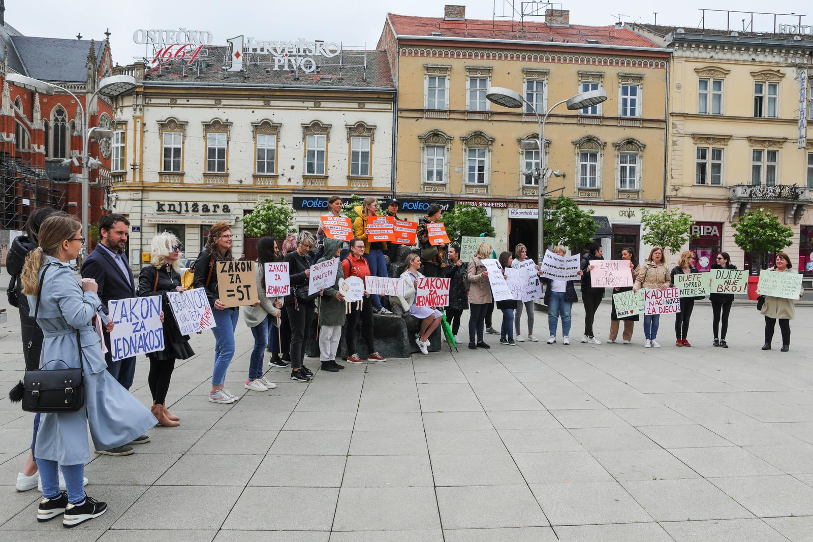 Prosvjed odgojitelja u vrtićima