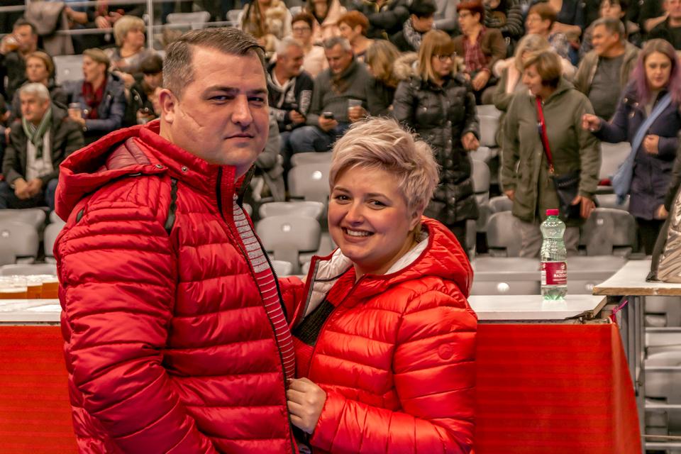 Haris Džinović i legice u dvorani Gradski vrt