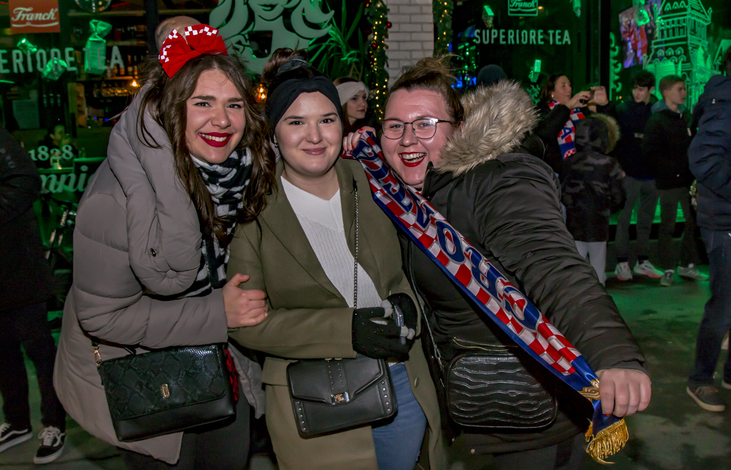 Slavlje nakon pobjede Hrvatske