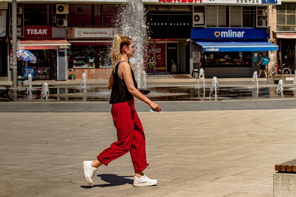 Osijek na vrućih +38°C