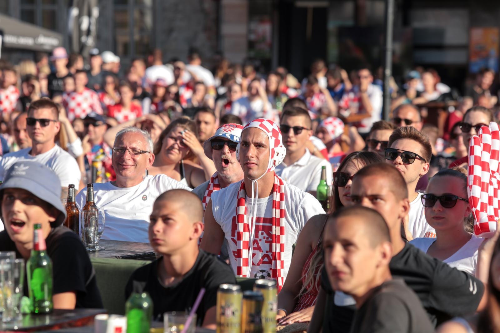 EURO 2020: Gledanje utakmice Hrvatska-Španjolska u Tvrđi