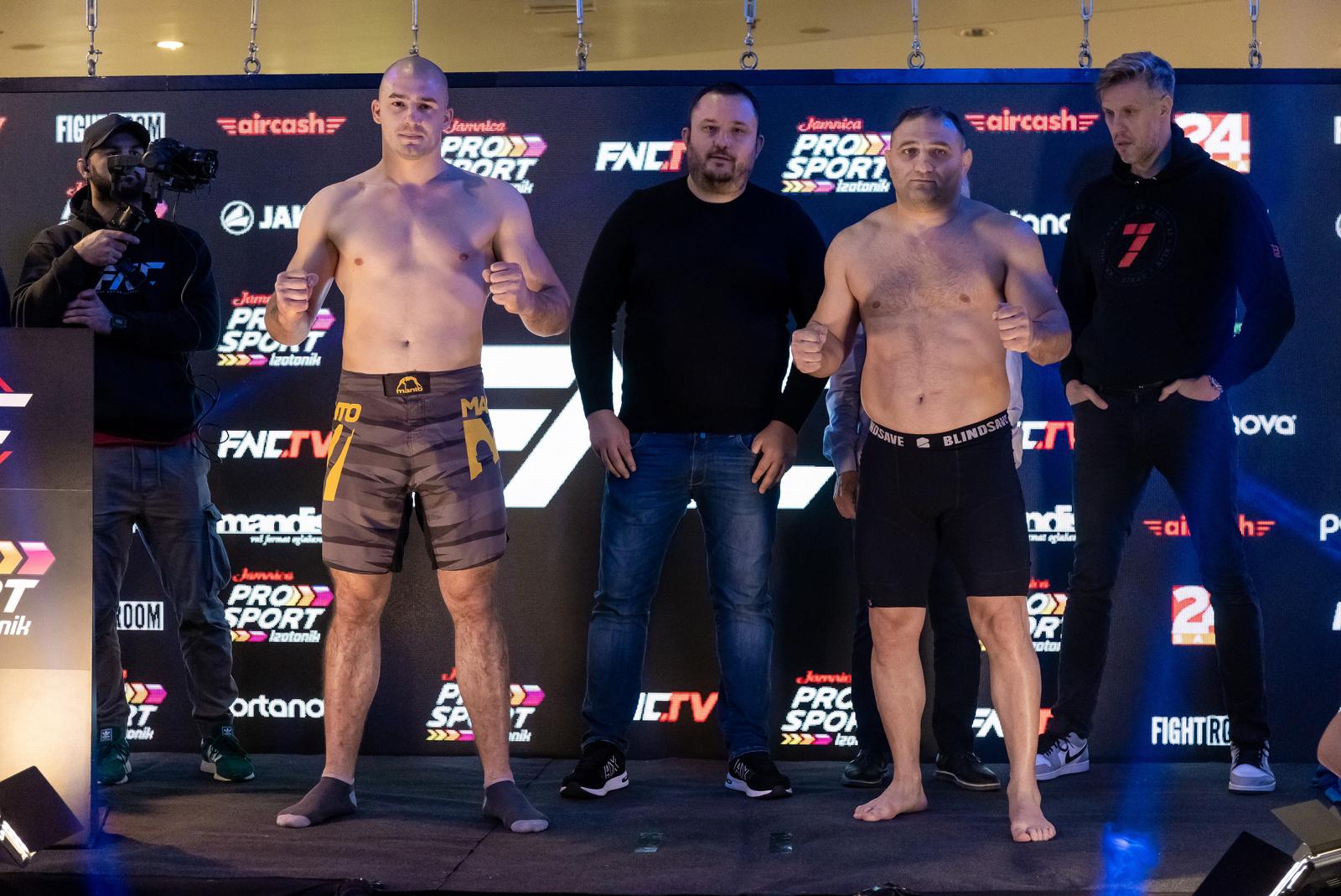 Službeno vaganje boraca za Armagedon finale i FNC 4