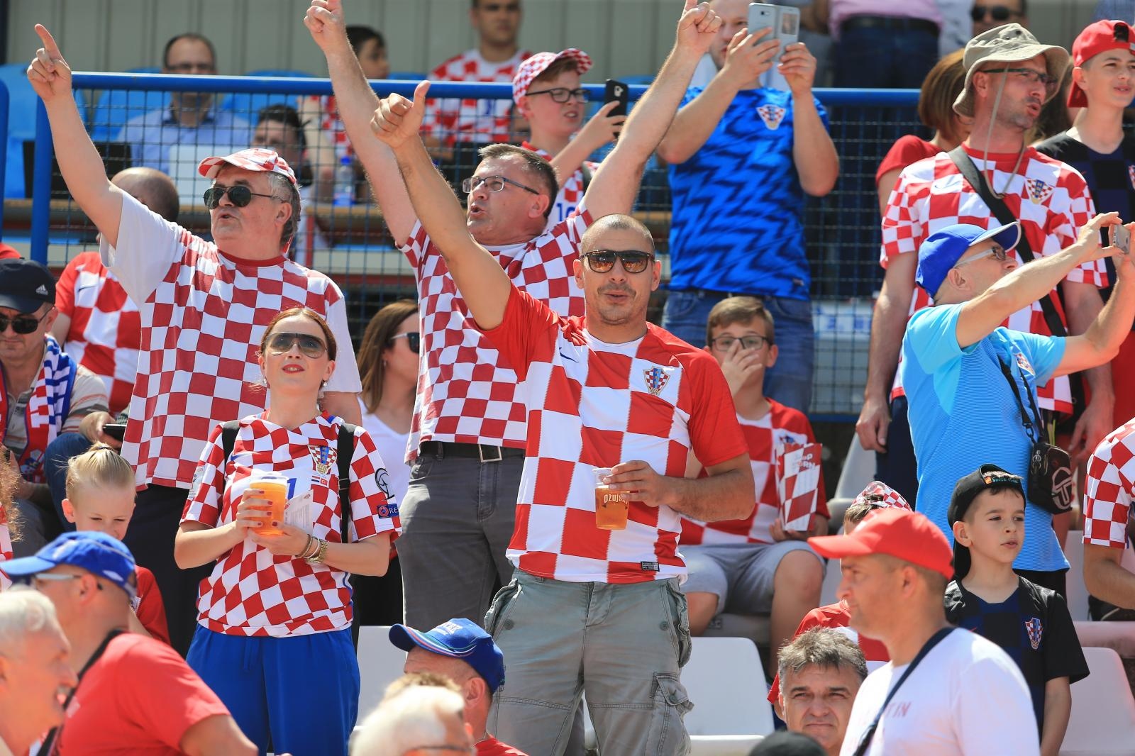 Vatreni u Gradskom vrtu