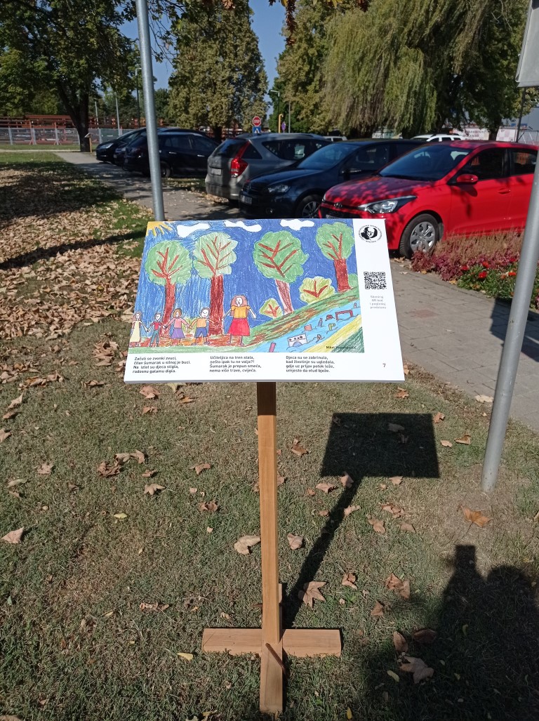 Slikovnica na otvorenom u Belišću