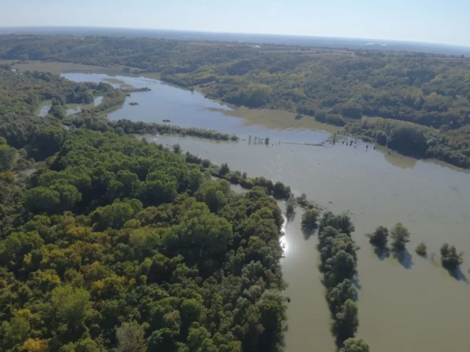 Batina, pripreme za dolazak vodnog vala Batina, pripreme za dolazak vodnog vala