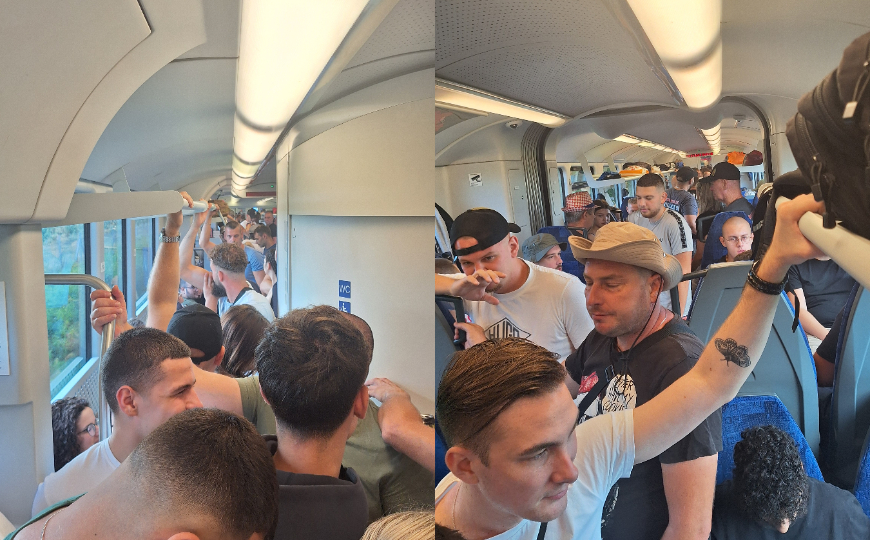 gužva u vlaku gužva u vlaku