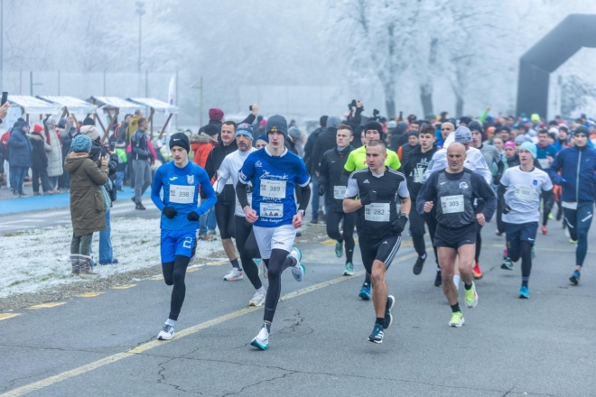 Osijek: Tradicionalna Novogodišnja utrka na Promenadi