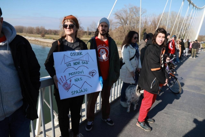 Skup solidarnosti osječkih studenata