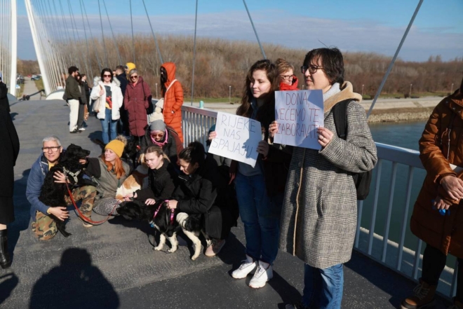 Skup solidarnosti osječkih studenata