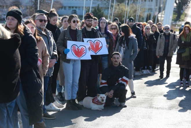 Skup solidarnosti osječkih studenata