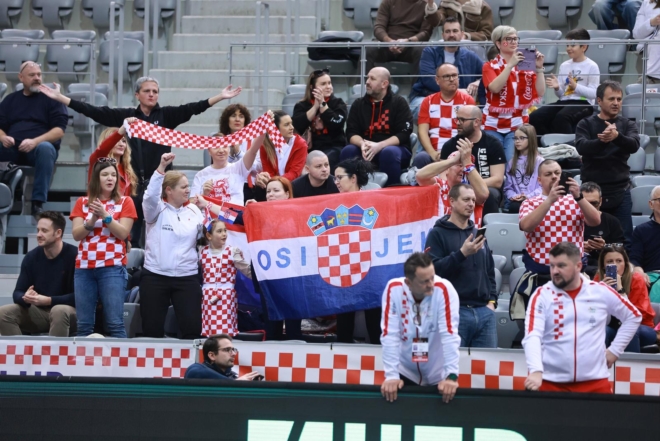 Osijek: Drugi dan Qualifier faze Davis Cupa Hrvatska – Slovačka, parovi
