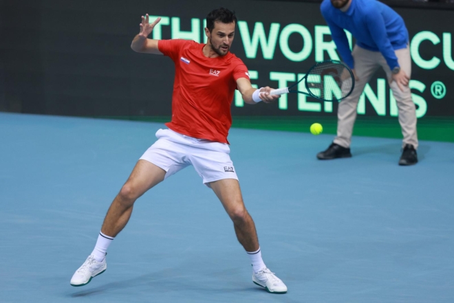 Osijek: Drugi dan Qualifier faze Davis Cupa Hrvatska – Slovačka, parovi