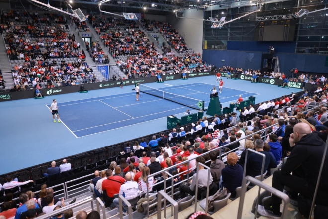 Osijek: Drugi dan Qualifier faze Davis Cupa Hrvatska – Slovačka, parovi