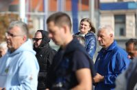 Osijek: Molitelji krunice ispred osječke konkatedrale