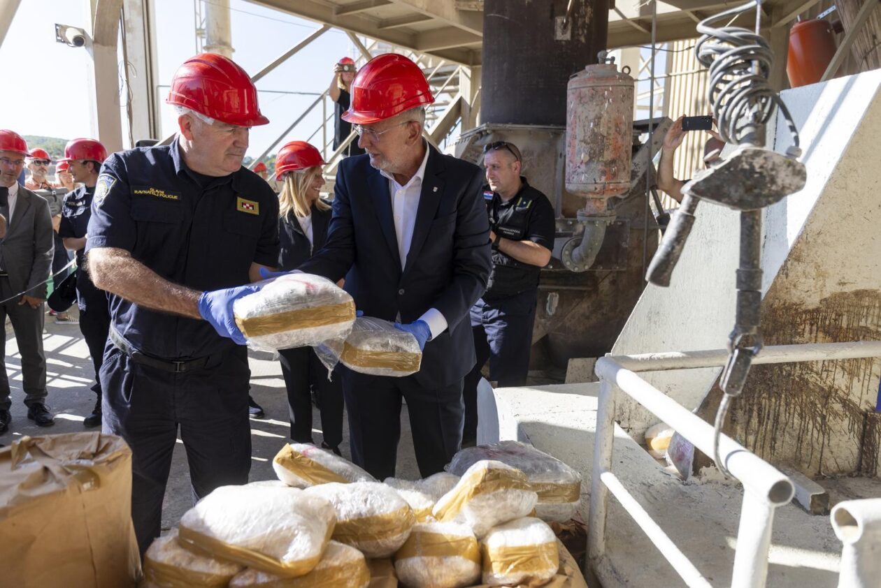 Spaljivanje droge u Našicama 2025.