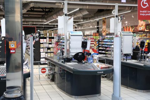 konzum trgovina blagajna