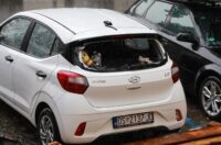Vjetar srušio skelu glavne pošte u Osijeku
