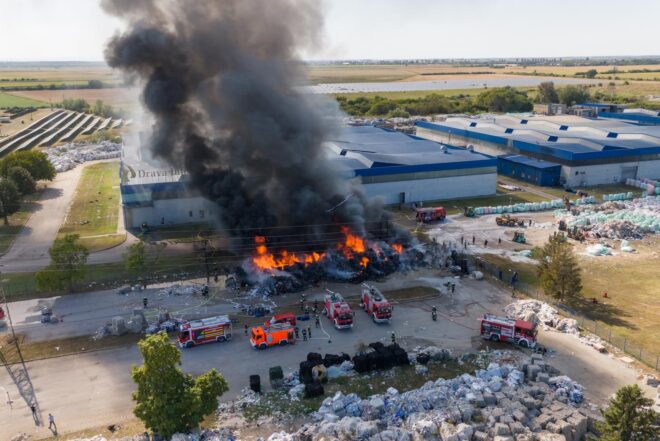 Požar u Drava International
