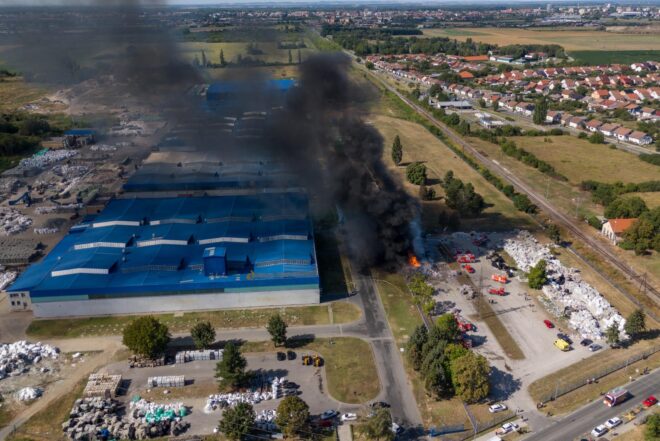 Požar u Drava International