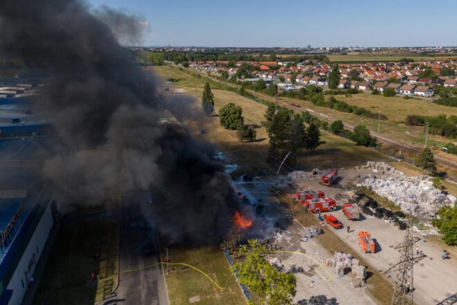 Požar u Drava International