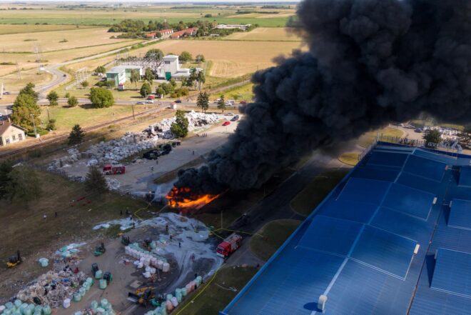 Požar u Drava International