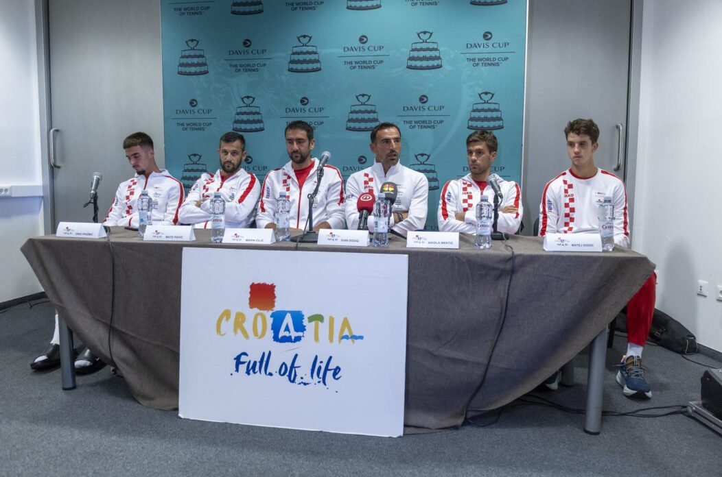 Osijek: Konferencija za medije hrvatske Davis Cup reprezentacije