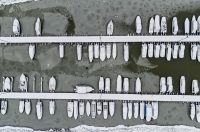 pogled iz zraka nad osijek pod snijegom