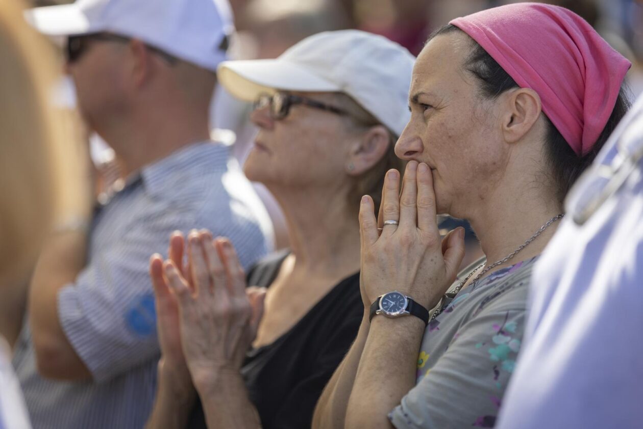 Misno slavlje u svetištu Gospe od Utočišta u Aljmašu na blagdan Velike Gospe Misno slavlje u svetištu Gospe od Utočišta u Aljmašu na blagdan Velike Gospe