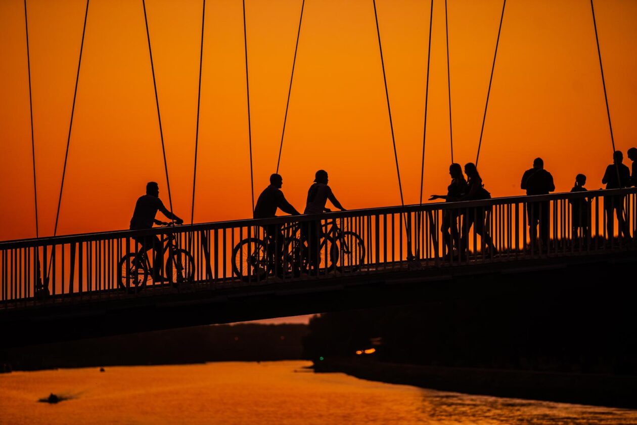 Osijek: Prekrasan zalazak sunca na Dravi Osijek: Prekrasan zalazak sunca na Dravi