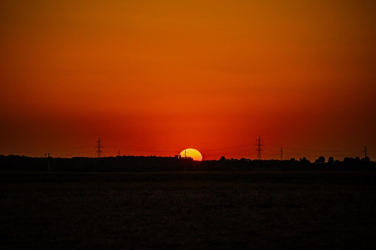 Osijek: Prekrasan zalazak sunca na Dravi Osijek: Prekrasan zalazak sunca na Dravi