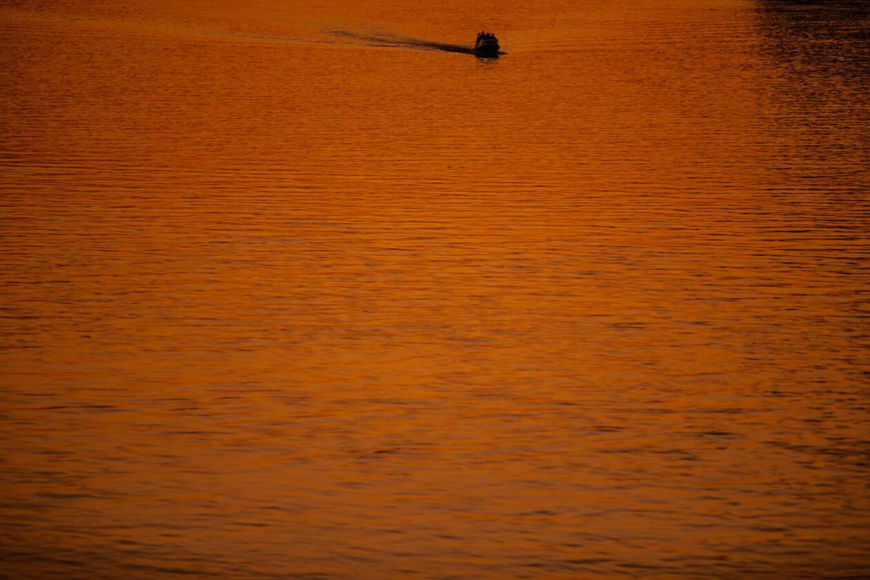 Osijek: Prekrasan zalazak sunca na Dravi Osijek: Prekrasan zalazak sunca na Dravi