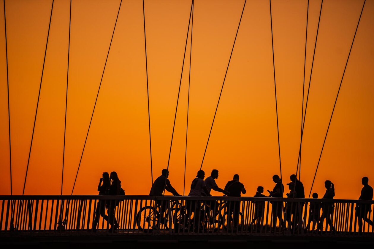 Osijek: Prekrasan zalazak sunca na Dravi Osijek: Prekrasan zalazak sunca na Dravi