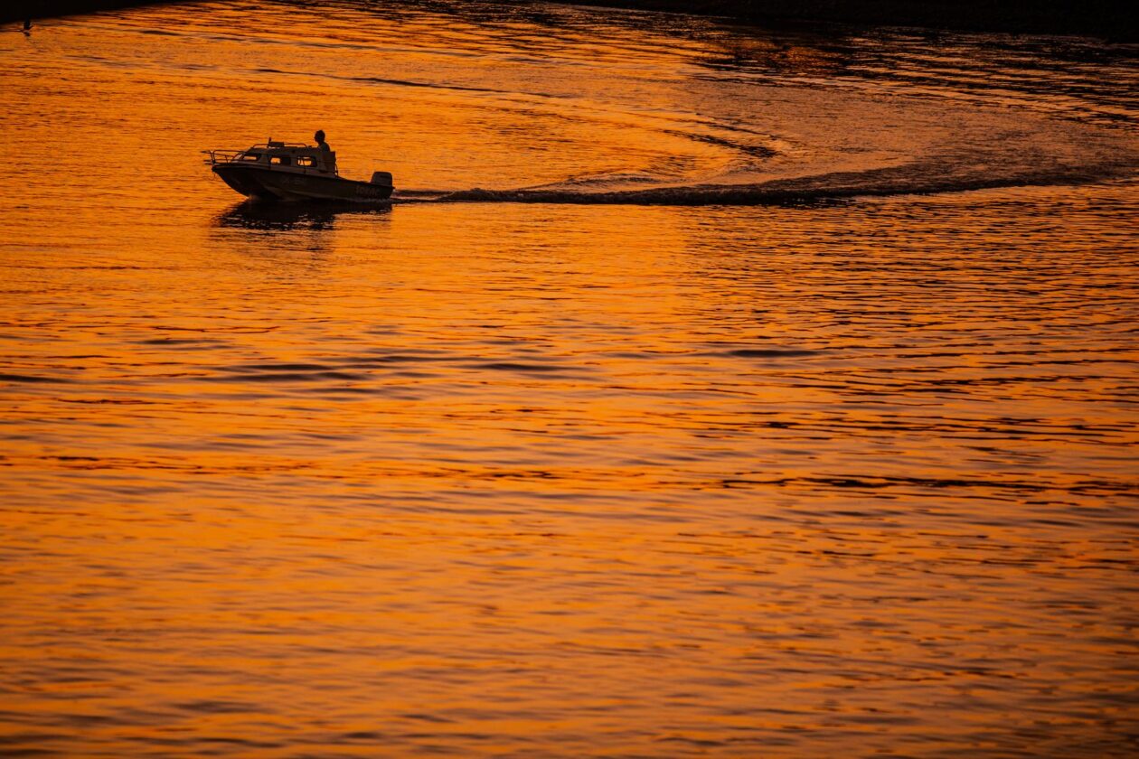Osijek: Prekrasan zalazak sunca na Dravi Osijek: Prekrasan zalazak sunca na Dravi