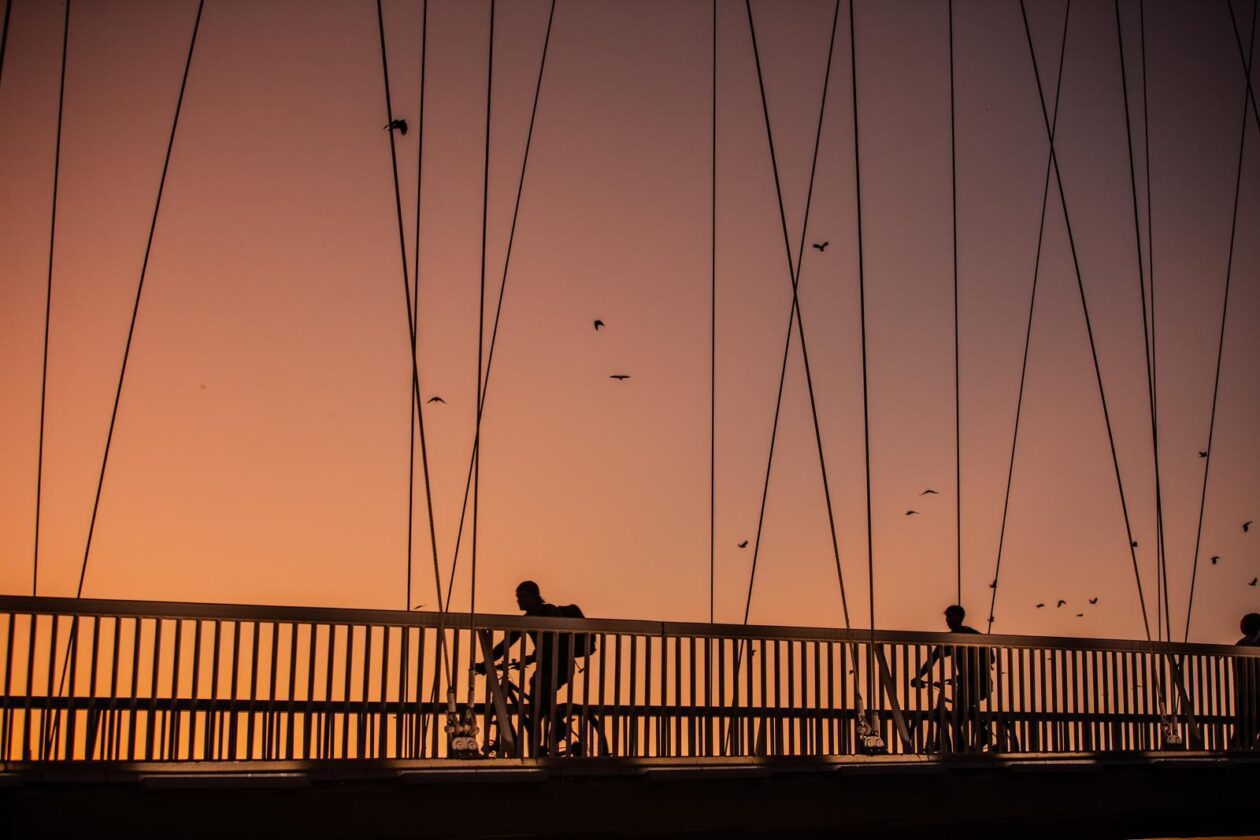 Osijek: Prekrasan zalazak sunca na Dravi Osijek: Prekrasan zalazak sunca na Dravi