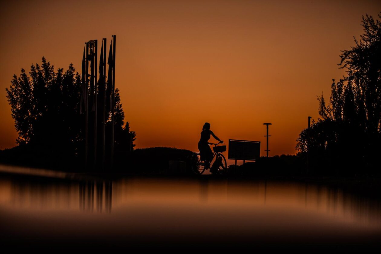 Osijek: Prekrasan zalazak sunca na Dravi Osijek: Prekrasan zalazak sunca na Dravi