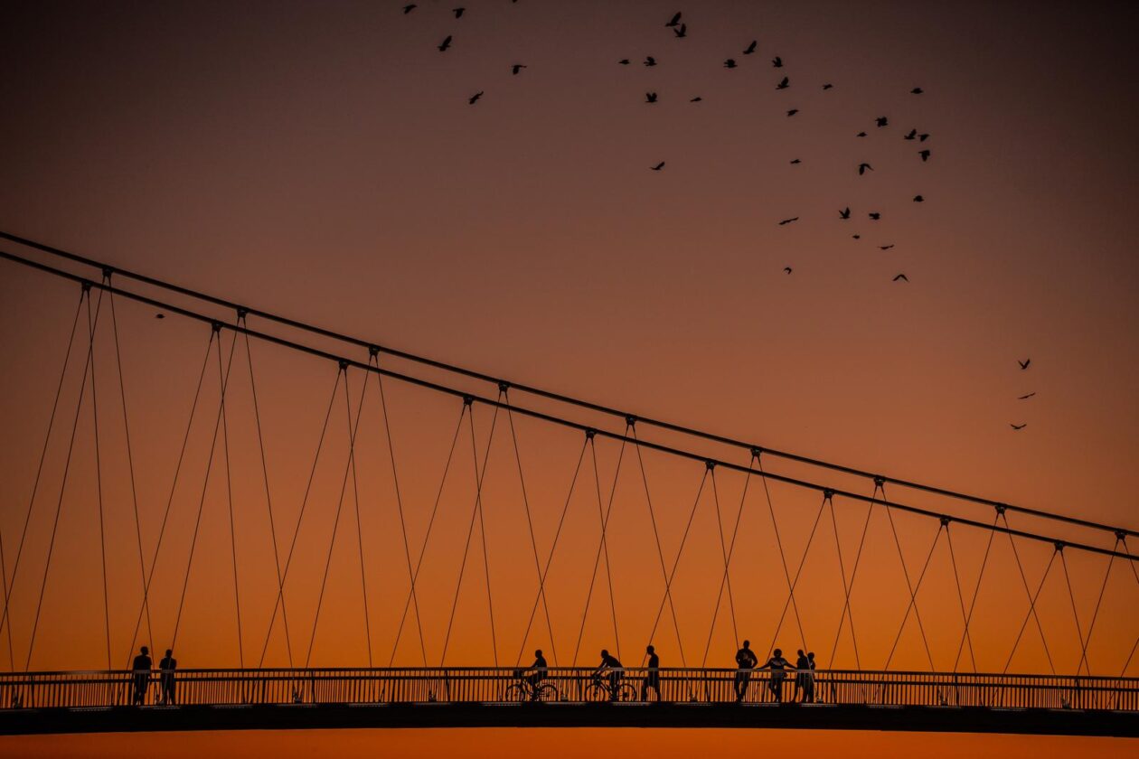 Osijek: Prekrasan zalazak sunca na Dravi Osijek: Prekrasan zalazak sunca na Dravi