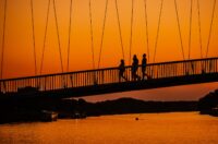 Osijek: Prekrasan zalazak sunca na Dravi Osijek: Prekrasan zalazak sunca na Dravi