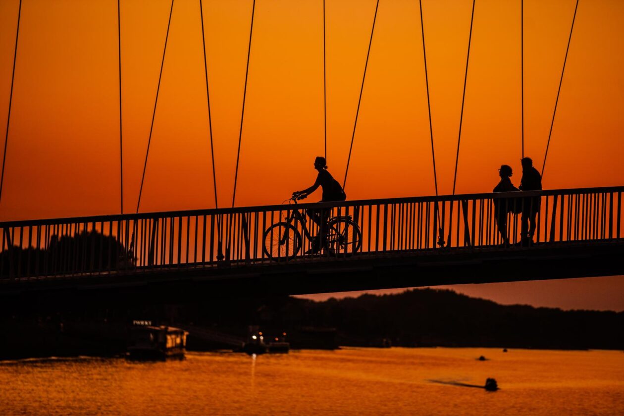 Osijek: Prekrasan zalazak sunca na Dravi Osijek: Prekrasan zalazak sunca na Dravi