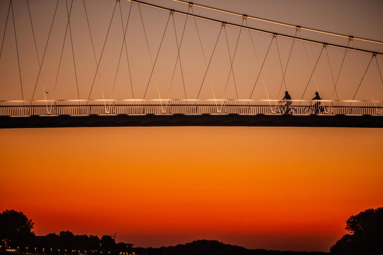 Osijek: Prekrasan zalazak sunca na Dravi Osijek: Prekrasan zalazak sunca na Dravi