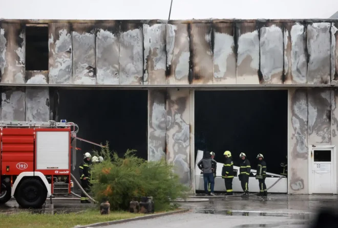 Izgorena skladišta u Osijeku