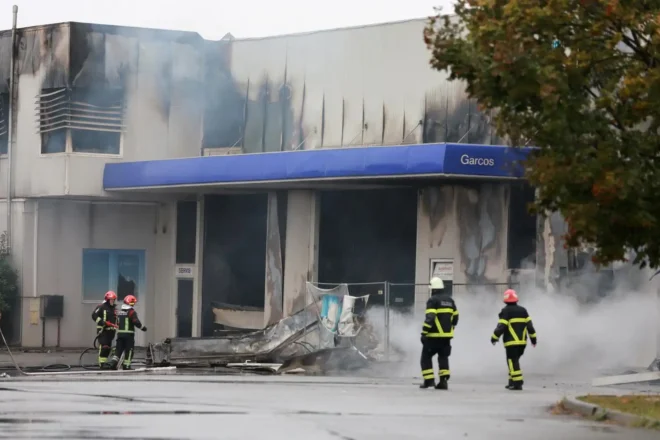 Izgorena skladišta u Osijeku