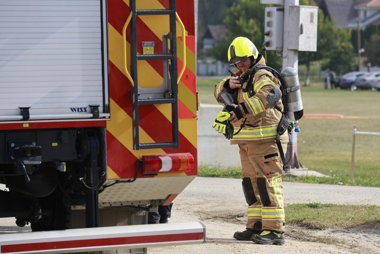 Aljmaš: Pokazna vježba civilne zaštite