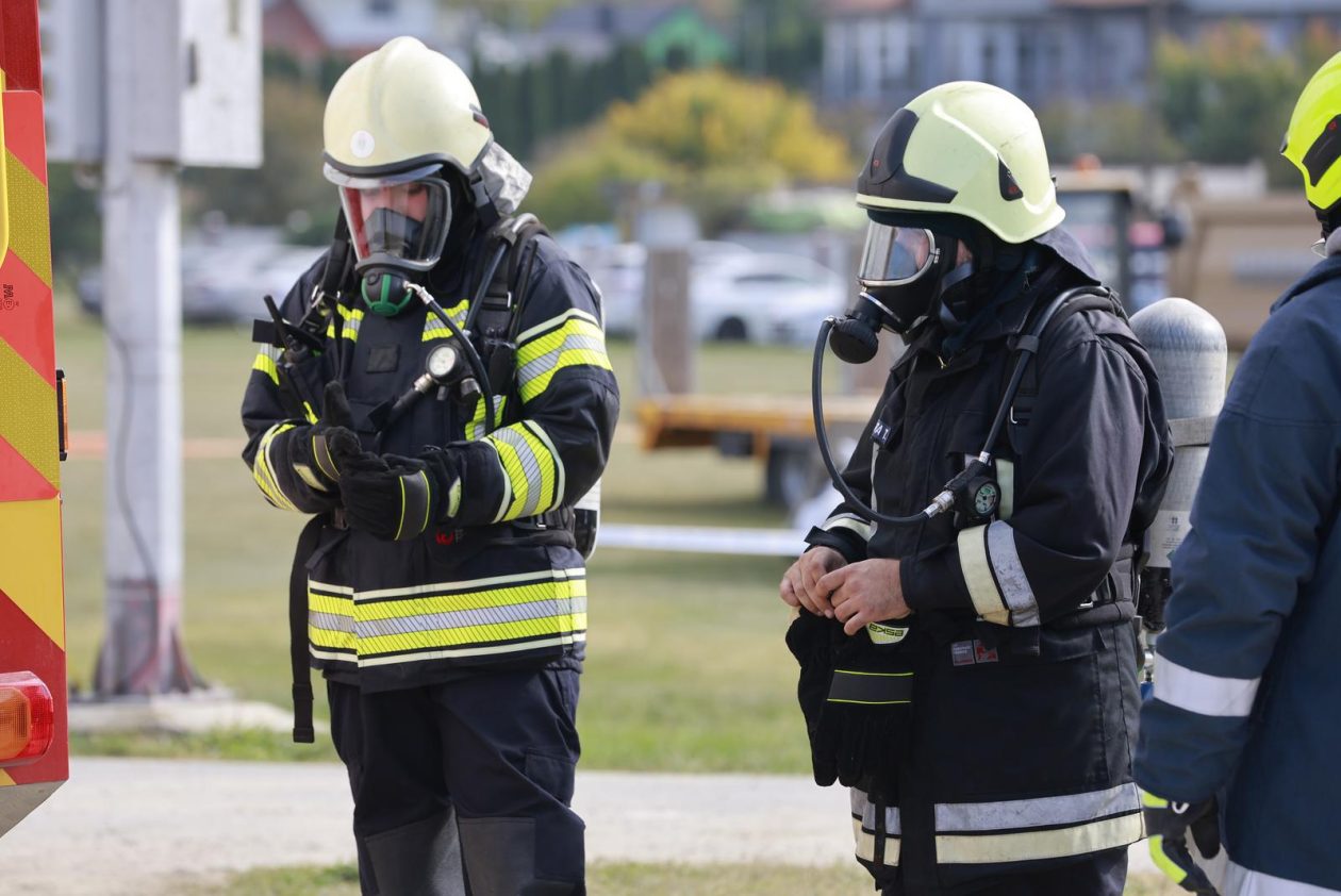 Aljmaš: Pokazna vježba civilne zaštite