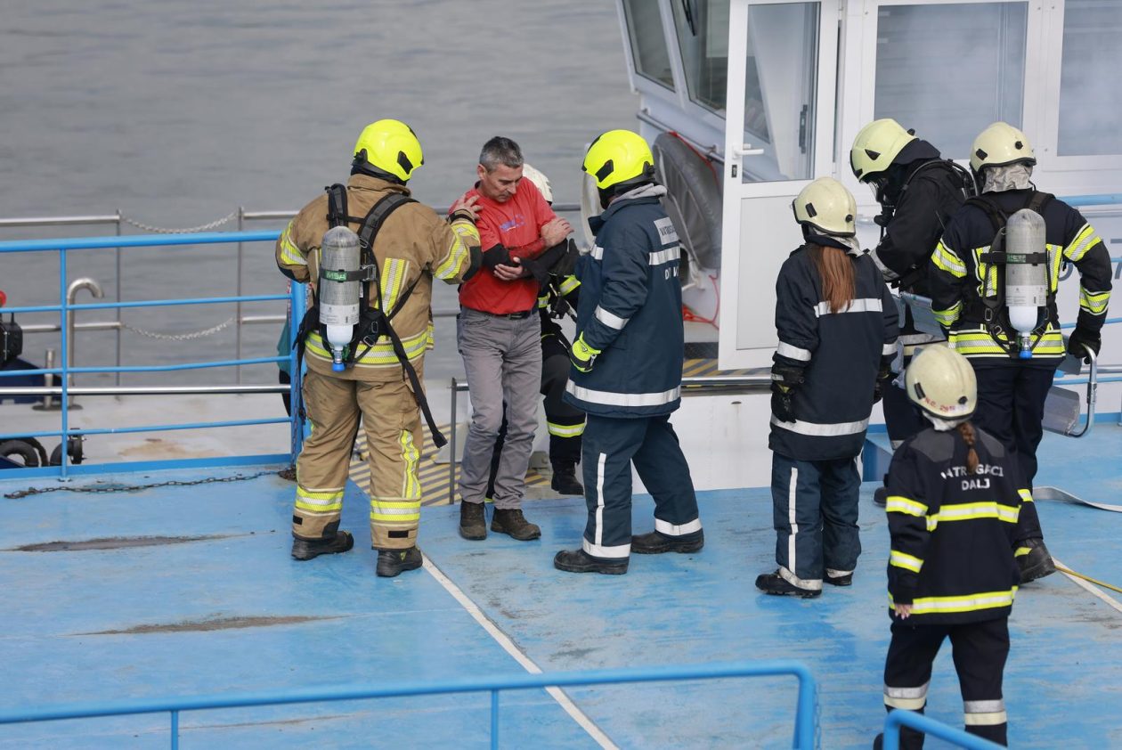 Aljmaš: Pokazna vježba civilne zaštite