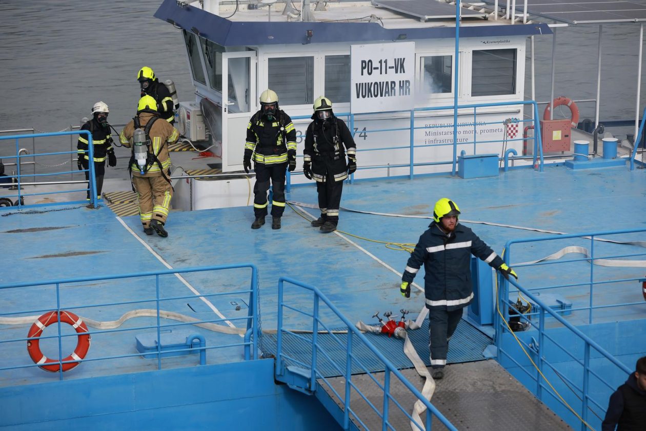 Aljmaš: Pokazna vježba civilne zaštite
