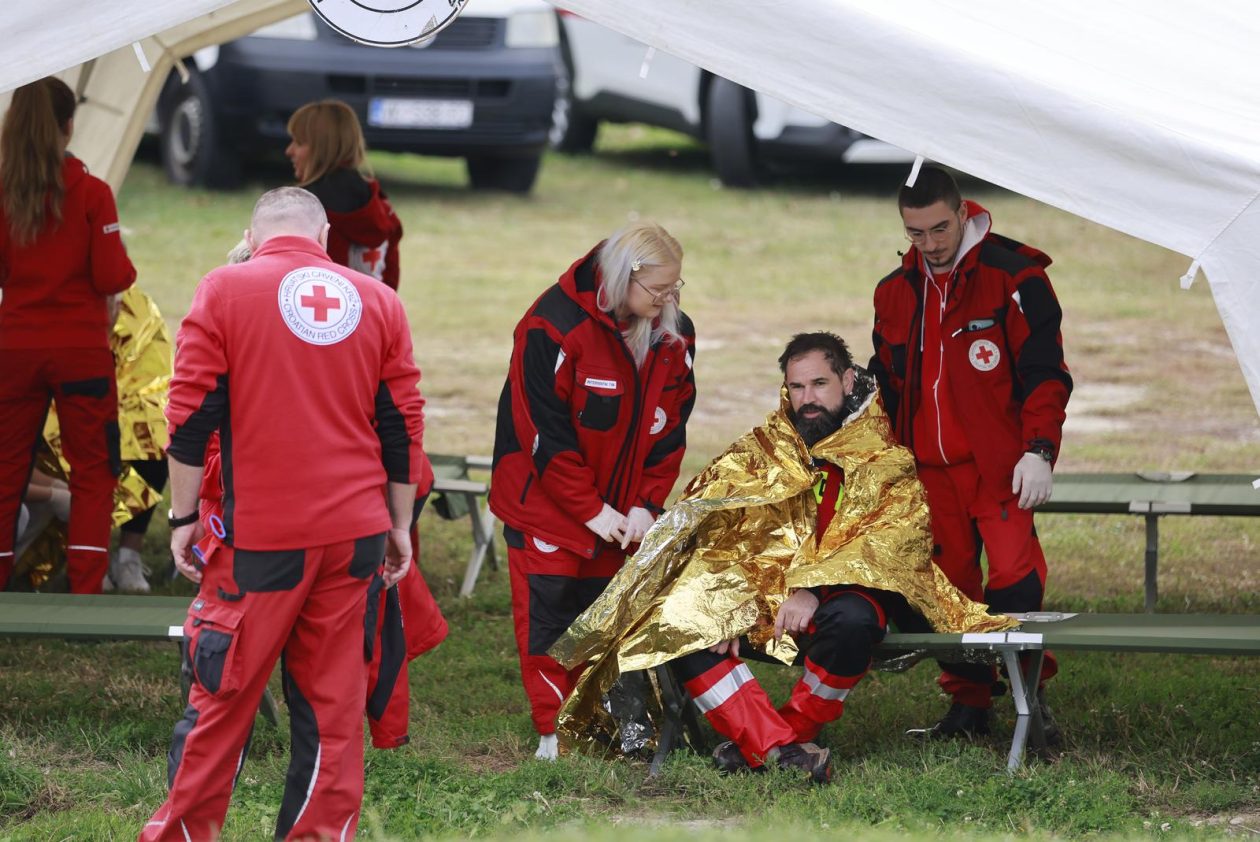 Aljmaš: Pokazna vježba civilne zaštite